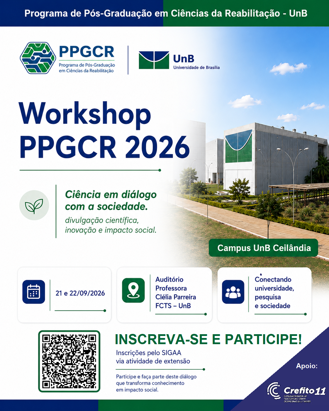 CEILÂNDIA: WORKSHOP PPGCR 2026