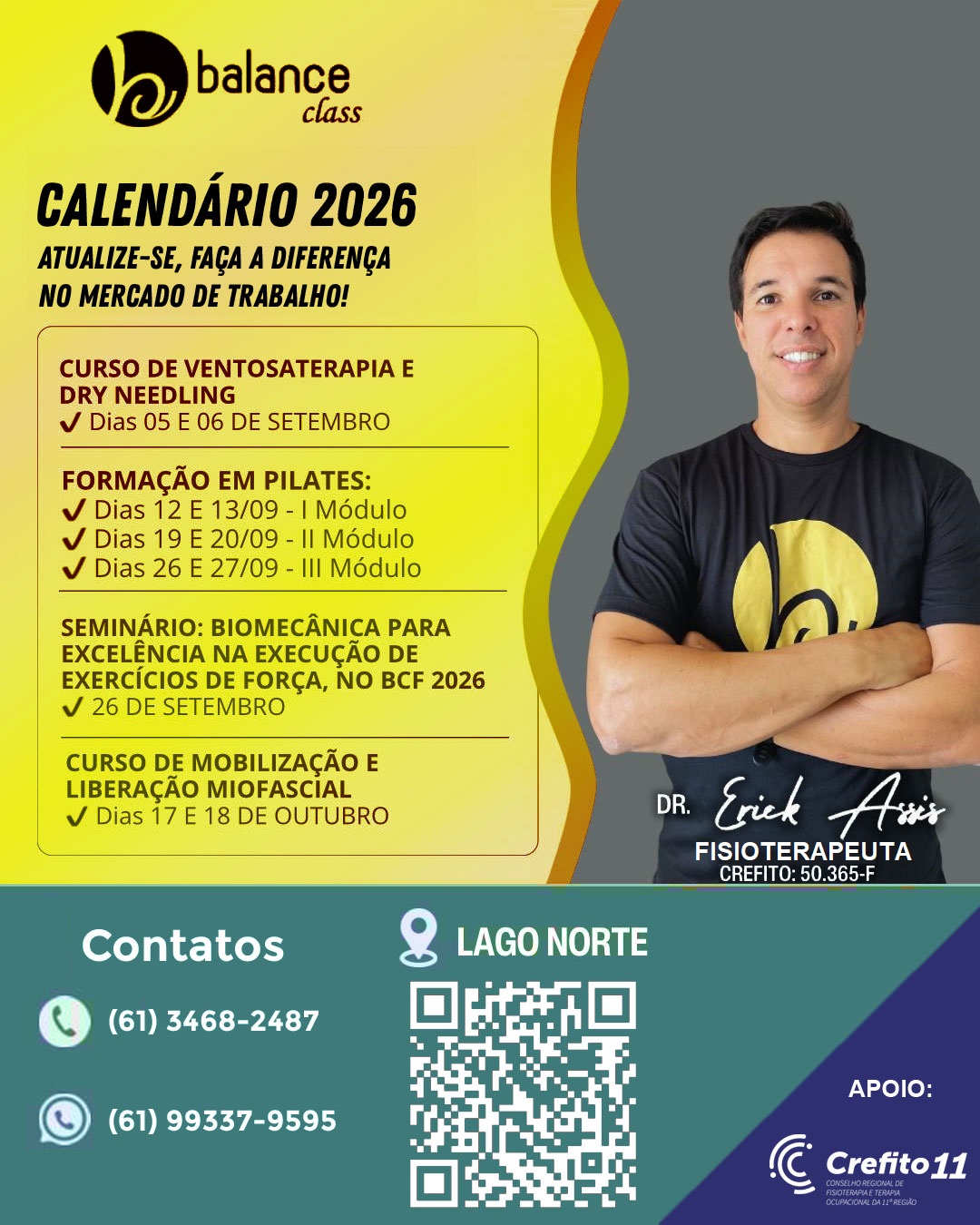 BRASÍLIA: CURSOS BALANCE CLASS 2026